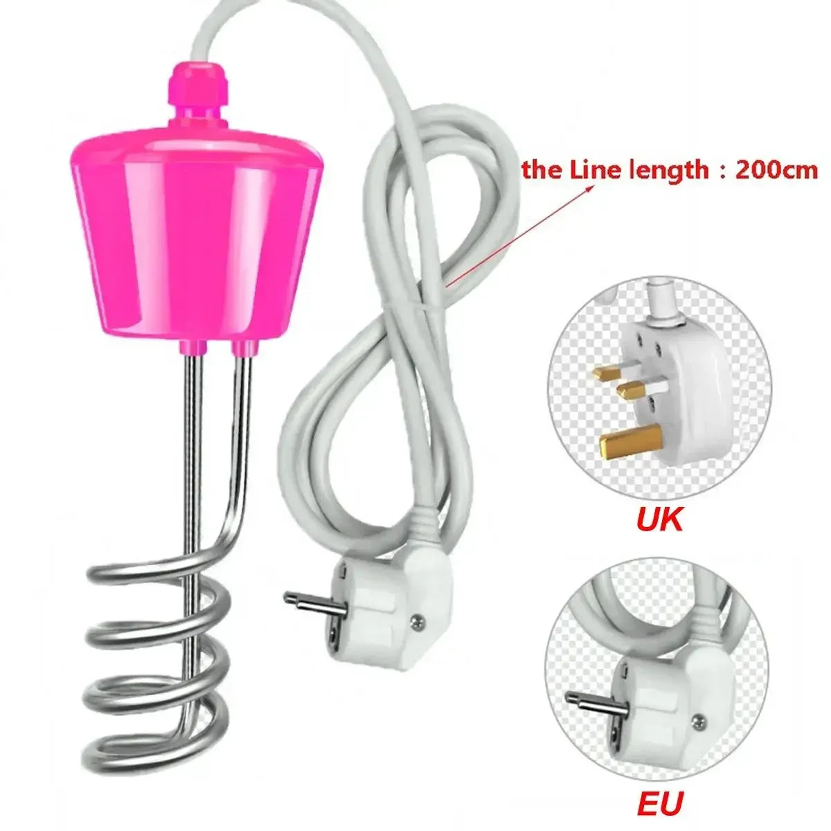 Electric Immersion Water Heater Rod – Fast Portable Water Heating Rod