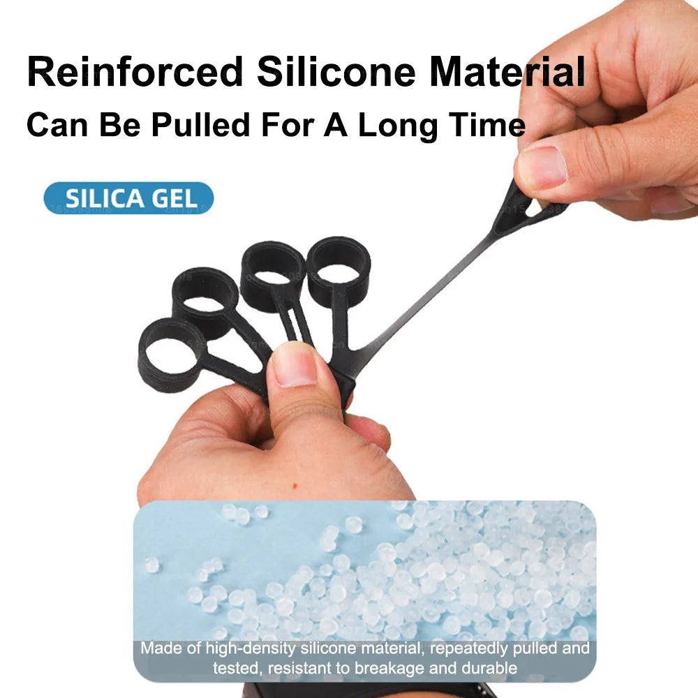 💪 Finger Gripper Strength Trainer – Hand & Finger Exerciser for Strength Training & Therapy (Multicolor, No Color Choice)