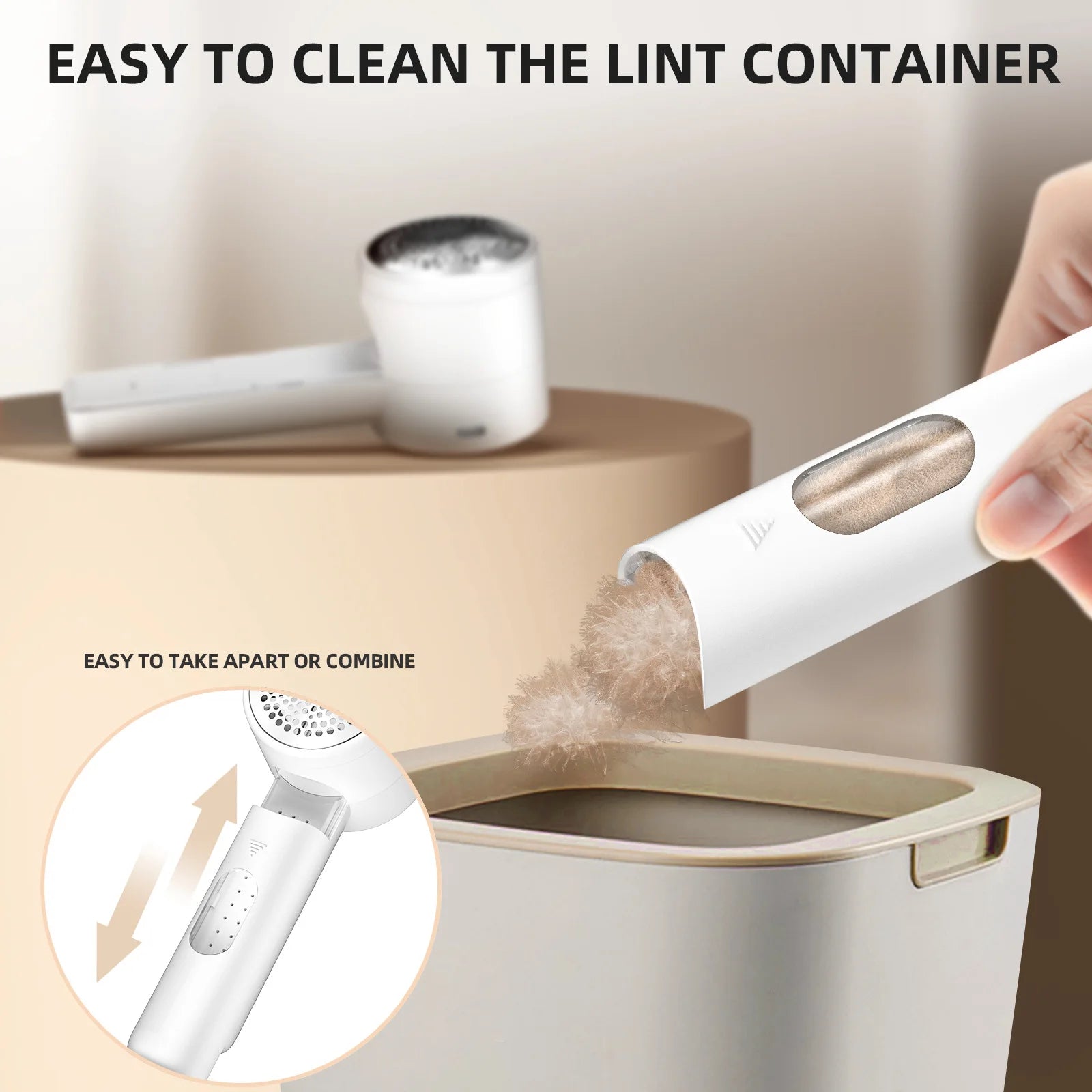 Electric Lint Remover & Fabric Shaver | USB Rechargeable Sweater & Furniture Pilling Remover for Clothes, Bedding & Sofa