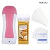 All-in-One Roll-On Waxing Kit – Soft Wax Heater with Cartridges and Wax Paper
