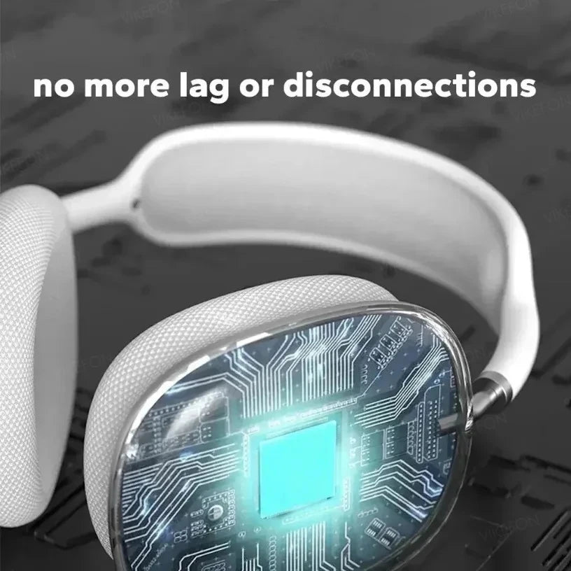 P9 Wireless Bluetooth Headphones with Mic – Stereo Sound, Noise Cancelling, Foldable Over-Ear Headset for Music, Gaming & Calls – Long Battery Life – Compatible with Android & iPhone